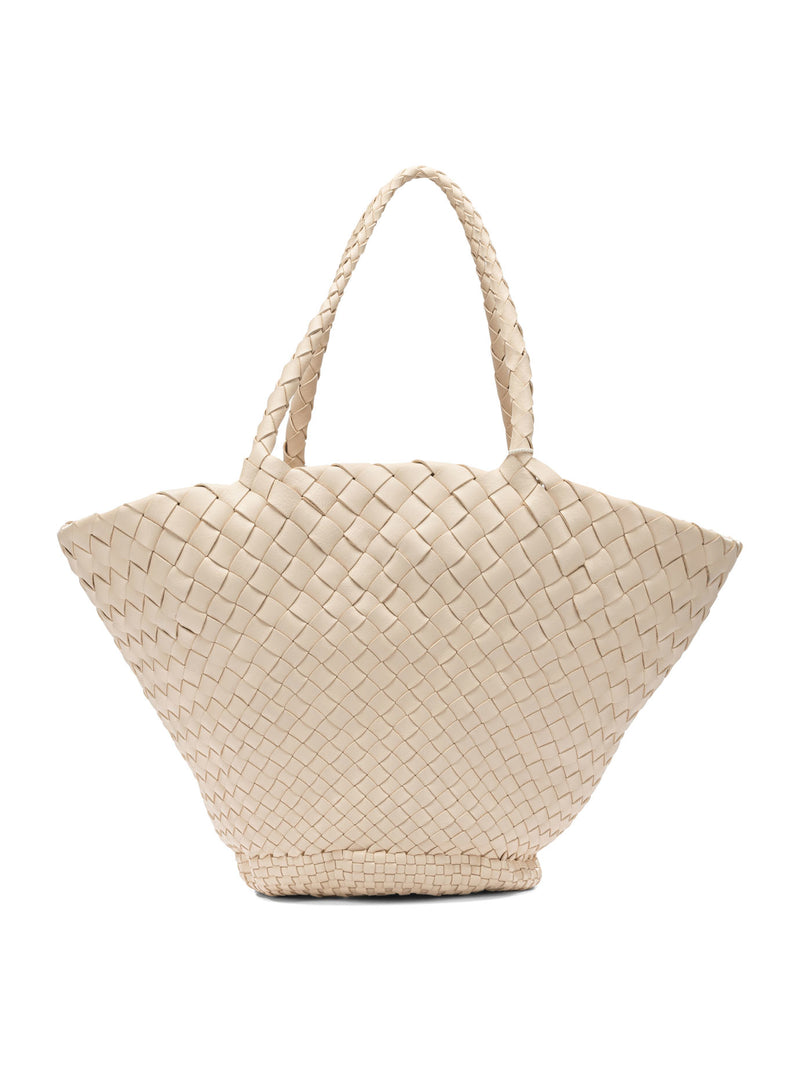 Dragon Diffusion Dragon Diffusion Beige Buffalo Calf Leather Handbag - World Class Fashion