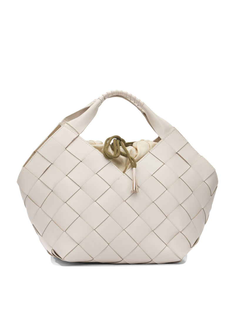 Dragon Diffusion Dragon Diffusion Beige Cow Leather Handbag Women - World Class Fashion