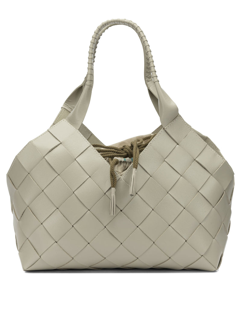 Dragon Diffusion Dragon Diffusion Cow Leather Shoulder Bag White - World Class Fashion