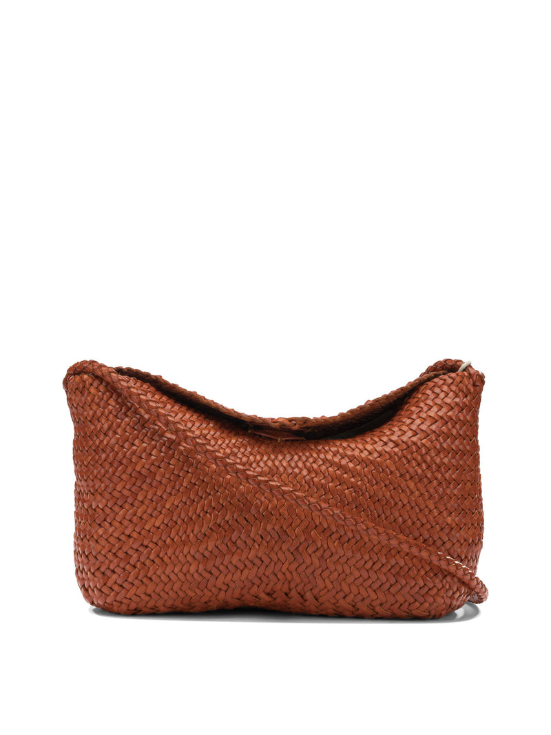 Dragon Diffusion Dragon Diffusion Buffalo Calf Leather Shoulder Bag Orange - World Class Fashion