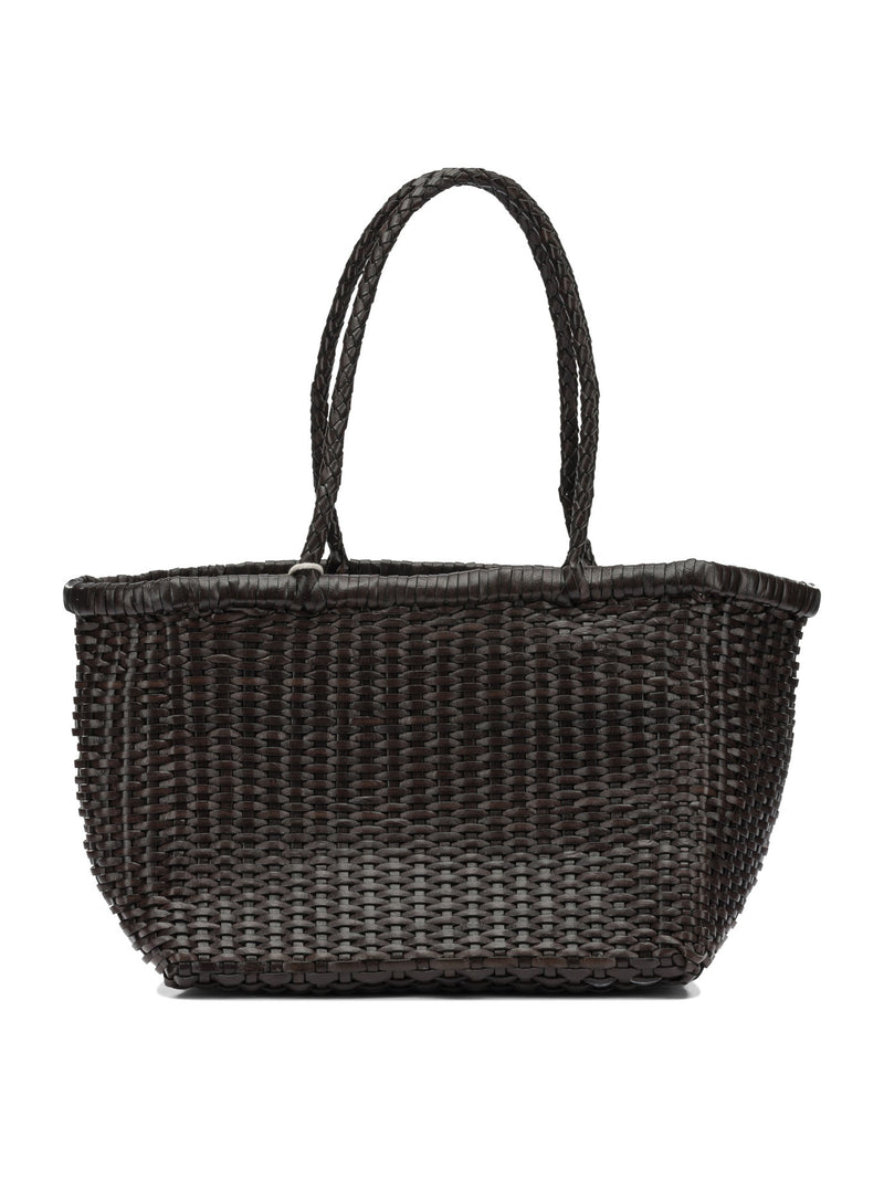 Dragon Diffusion Dragon Diffusion Buffalo Calf Leather Handbag Brown - World Class Fashion