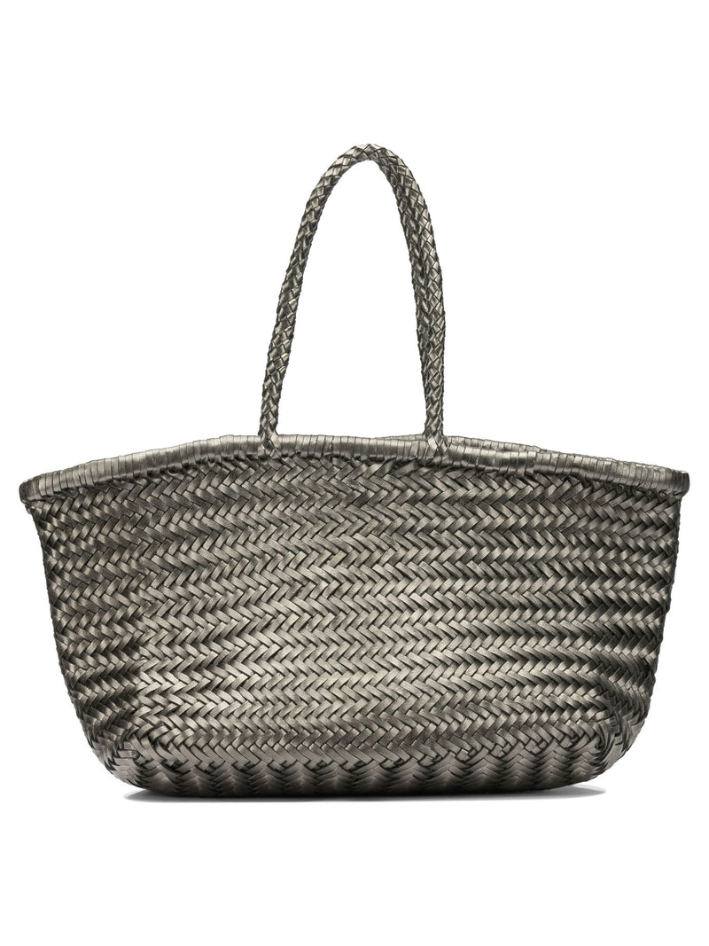 Dragon Diffusion Dragon Diffusion Silver Buffalo Calf Leather Shoulder Bag - World Class Fashion