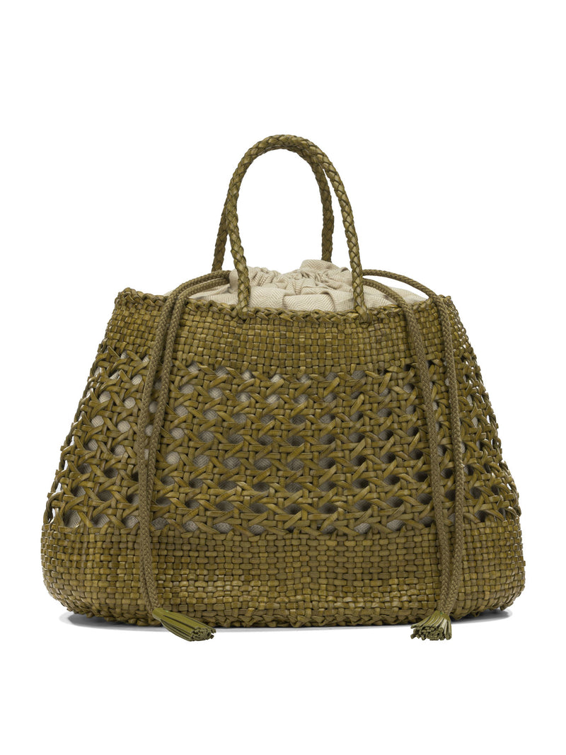 Dragon Diffusion Dragon Diffusion Green Buffalo Calf Leather Handbag - World Class Fashion