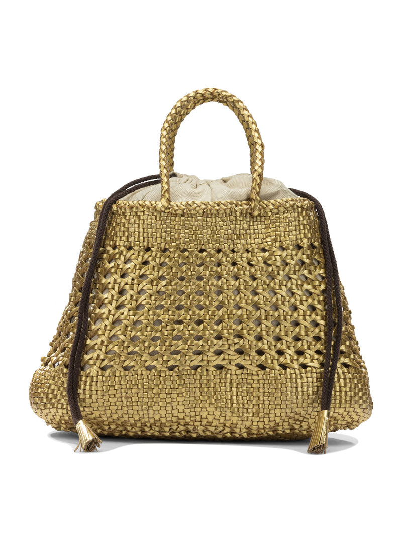 Dragon Diffusion Dragon Diffusion Gold Buffalo Calf Leather Handbag - World Class Fashion