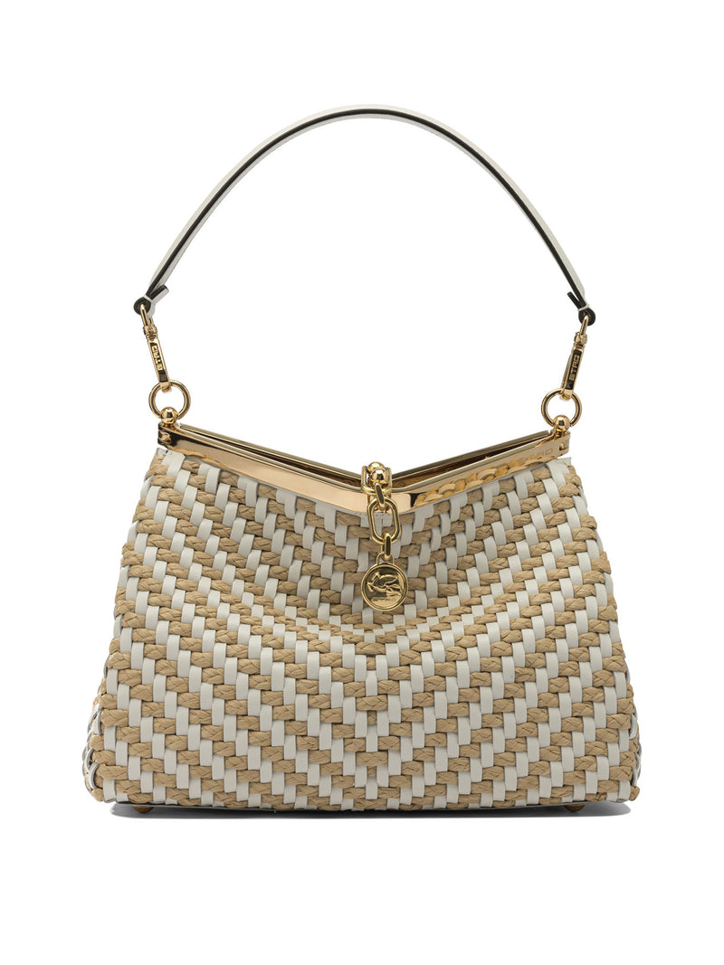 Etro Etro Bolso de hombro pequeño Vela Blanco - World Class Fashion