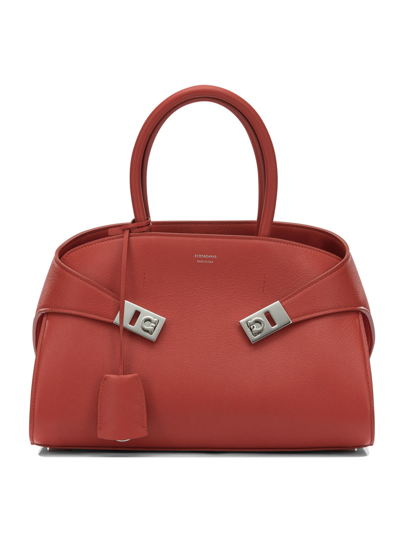 Ferragamo Bolso de cuero rojo Ferragamo para mujer - World Class Fashion