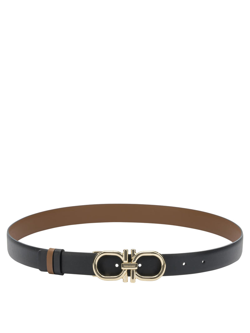 Ferragamo Ferragamo Women's Black Leather Belt - World Class Fashion