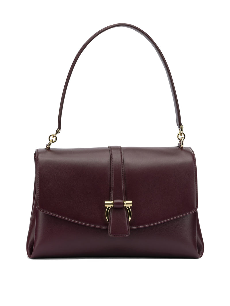 Ferragamo Ferragamo Bolso de Piel Burdeos Mujer - World Class Fashion