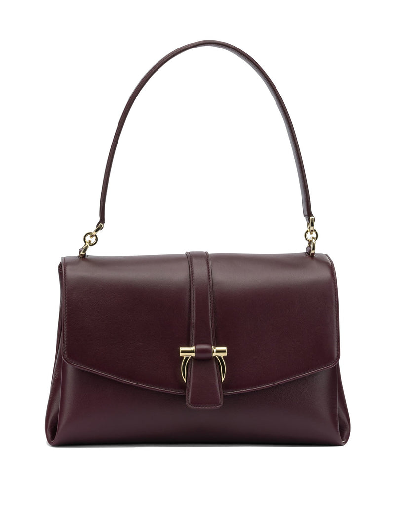 Ferragamo Bolso de mujer Ferragamo de piel color burdeos - World Class Fashion