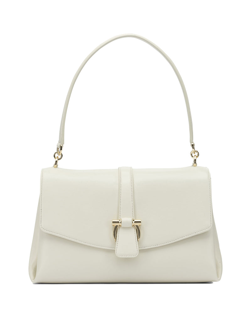 Ferragamo Bolso de Hombro de Cuero Ferragamo Blanco para Mujer - World Class Fashion