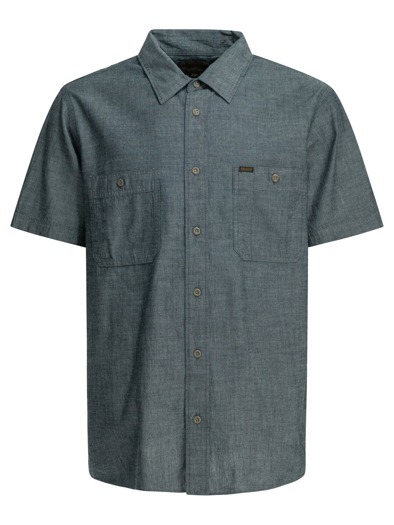 Filson Filson Casual Cotton Shirt Blue Men - World Class Fashion