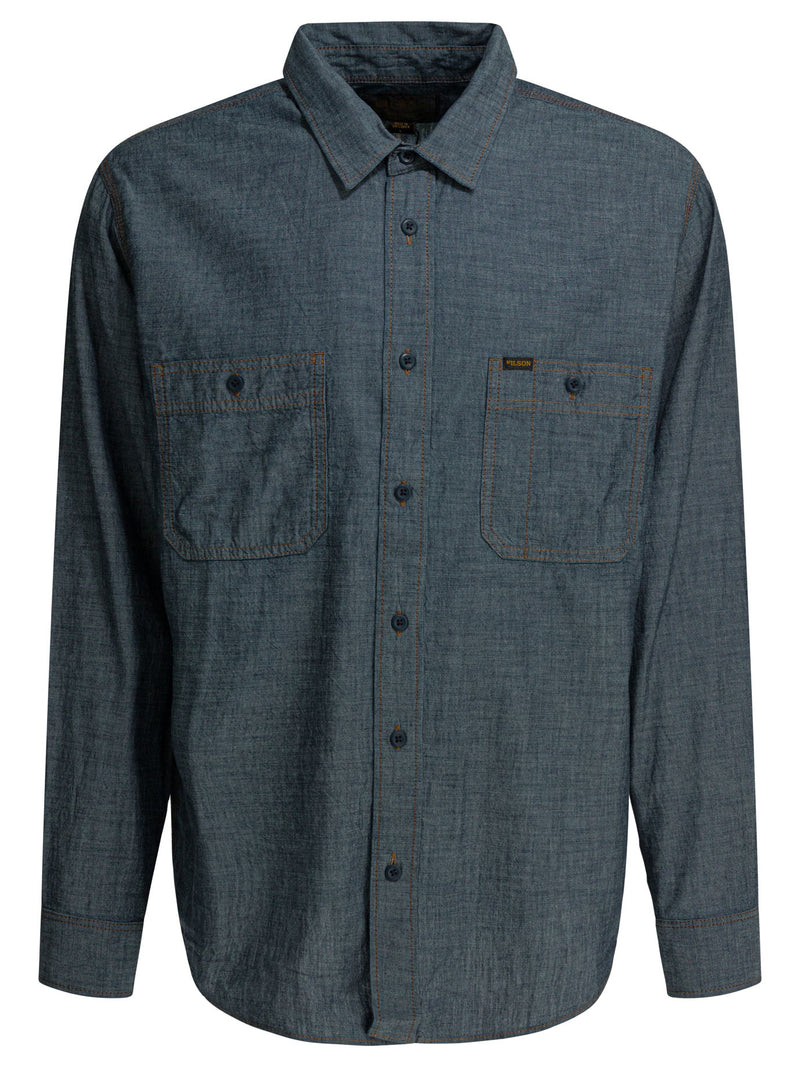 Filson Filson Men Cotton Shirt Blue - World Class Fashion
