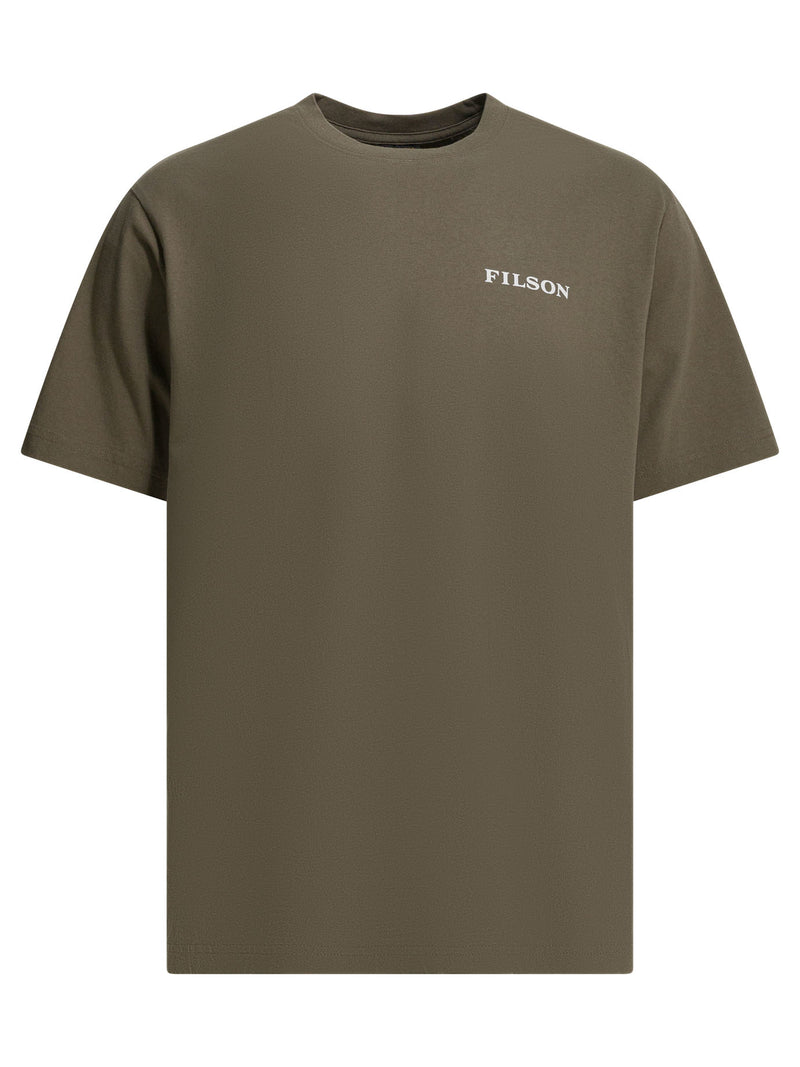 Filson Filson Camiseta de Cuello Redondo Frontier Marrón para Hombre - World Class Fashion
