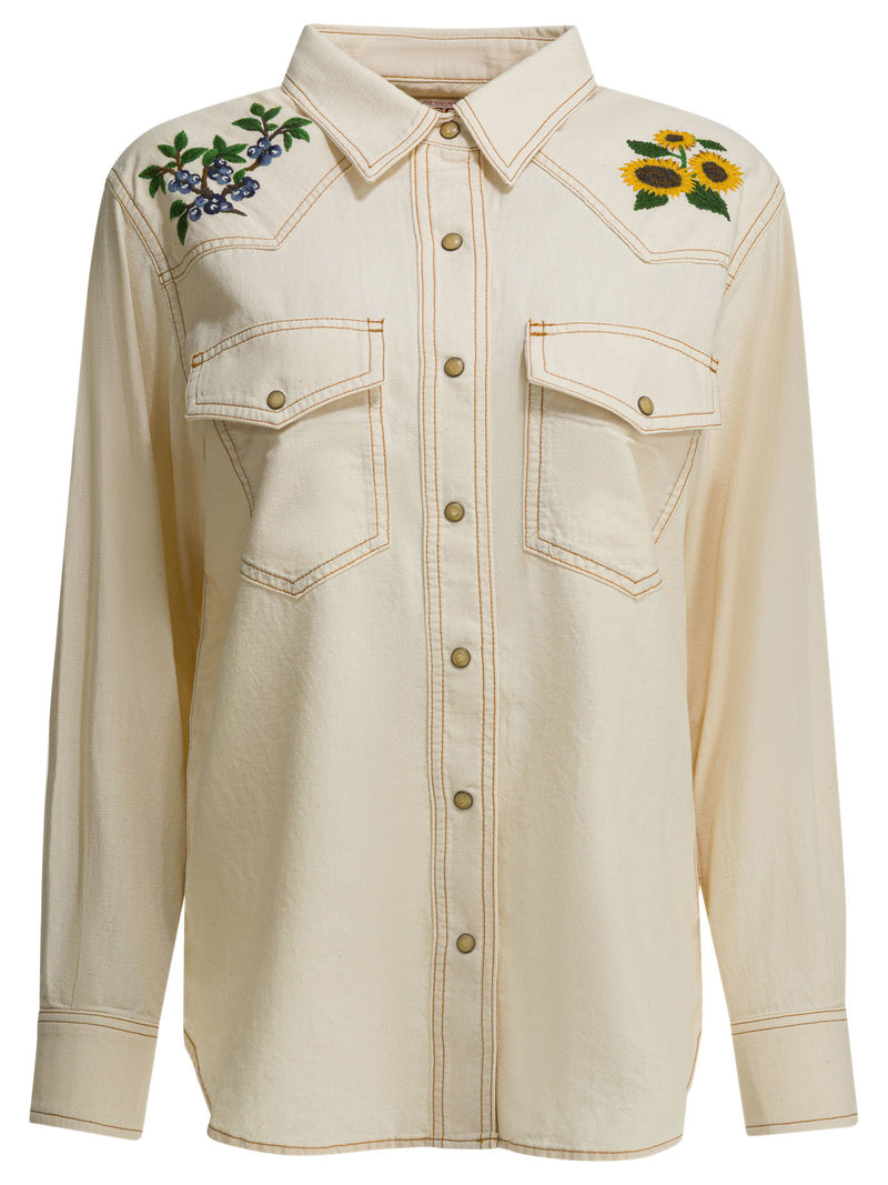 Filson Filson Embroidered Western Shirt White Women - World Class Fashion
