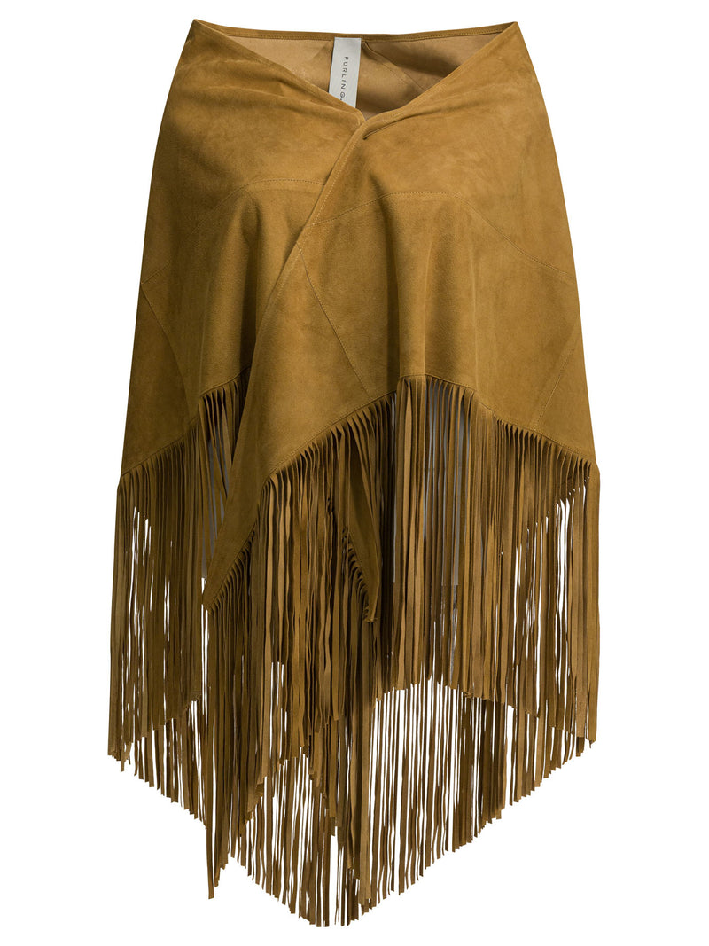 Furling By Giani Furling By Giani Goat Suede Scarf Brown Women - World Class Fashion