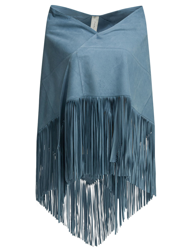 Furling By Giani Furling By Giani Goat Suede Scarf Light Blue Women - World Class Fashion