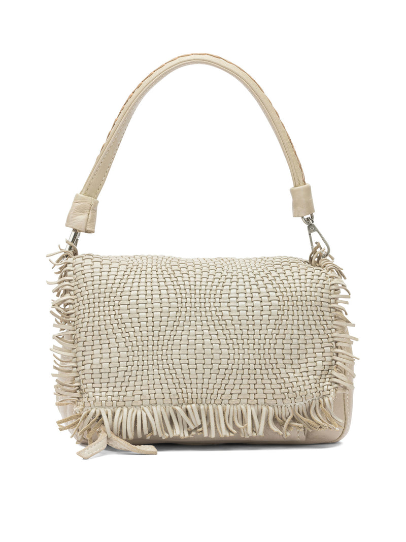 Giancarlo Nevola Bolso de Hombro de Piel Beige Giancarlo Nevola para Mujer - World Class Fashion