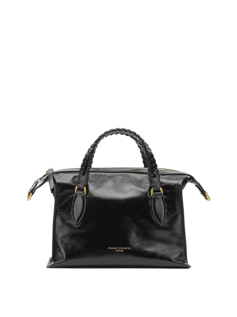 Gianni Chiarini Gianni Chiarini Black Leather Handbag Women - World Class Fashion