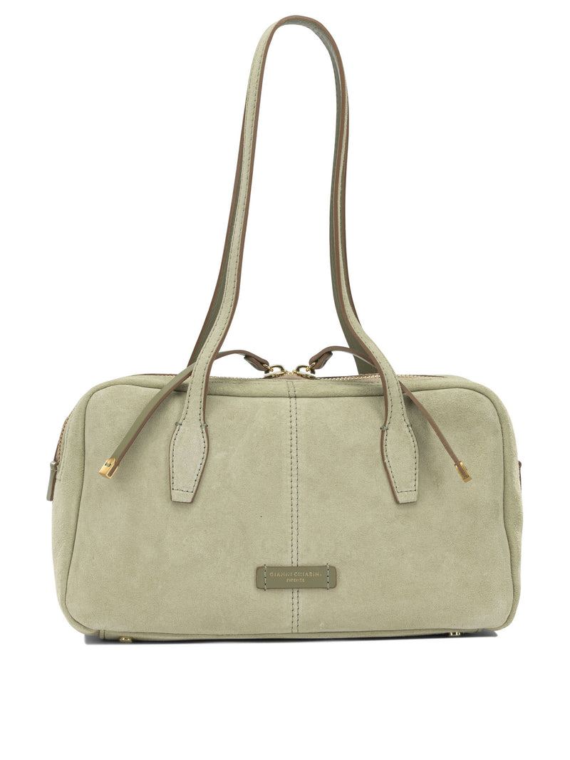 Gianni Chiarini Gianni Chiarini Green Cow Leather Shoulder Bag Women - World Class Fashion