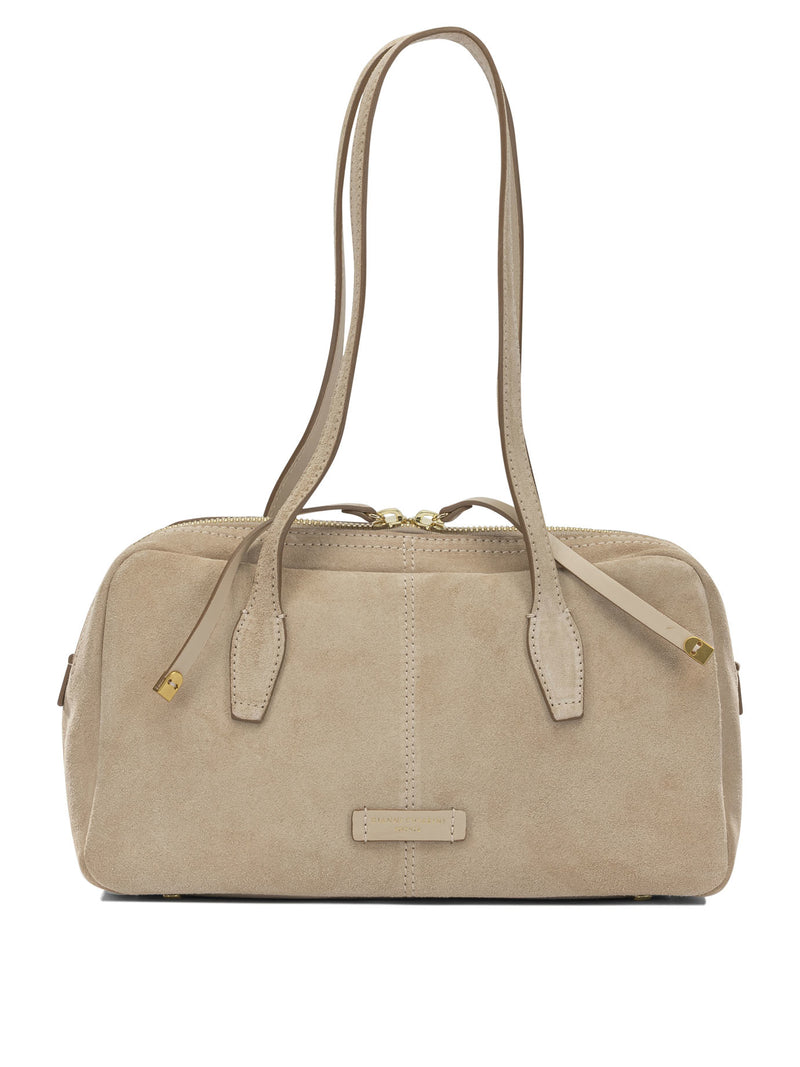 Gianni Chiarini Gianni Chiarini Beige Leather Shoulder Bag Women - World Class Fashion