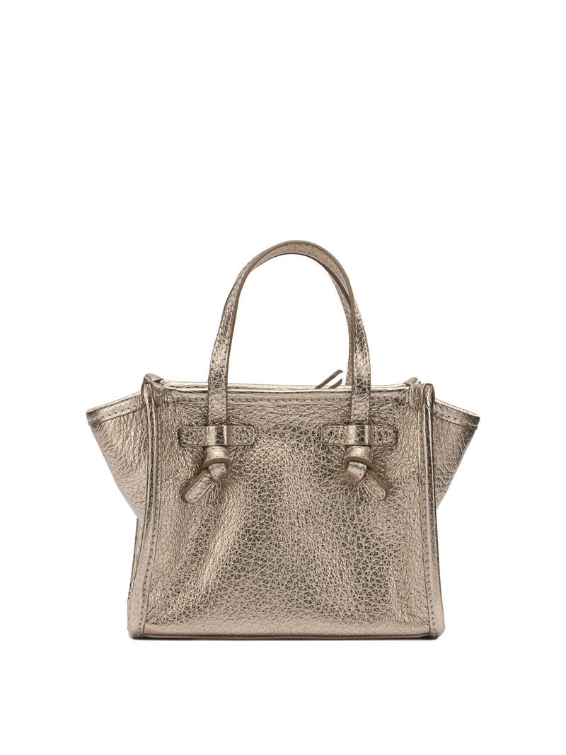 Gianni Chiarini Gianni Chiarini Marcella Bronze Cow Leather Handbag - World Class Fashion
