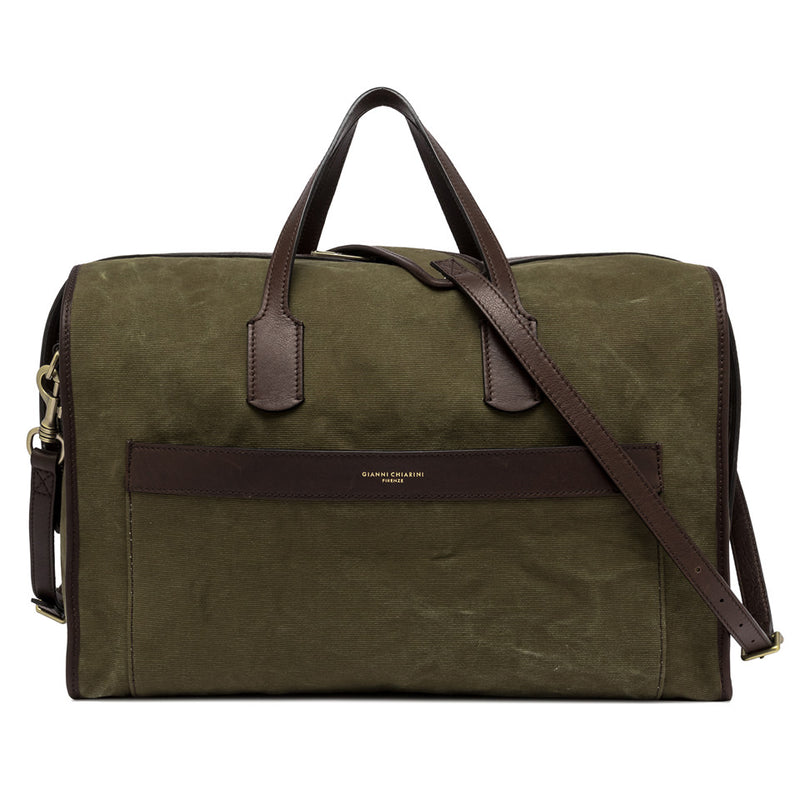 Gianni Chiarini Gianni Chiarini Berlino Large Duffle Bag Green - World Class Fashion