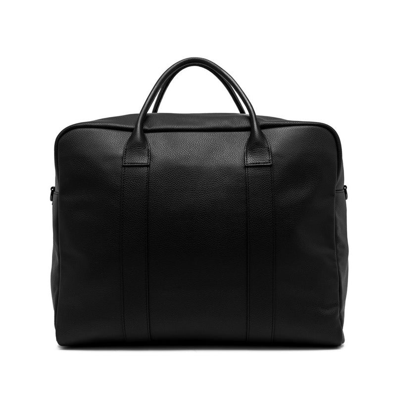 Gianni Chiarini Gianni Chiarini Florence Leather Travel Bag Black - World Class Fashion
