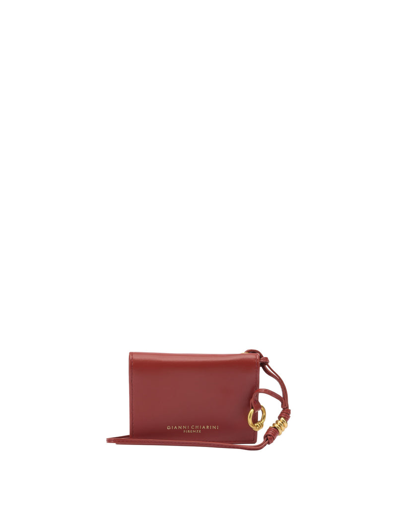 Gianni Chiarini Gianni Chiarini Leather Wallet Ruby Red Women - World Class Fashion