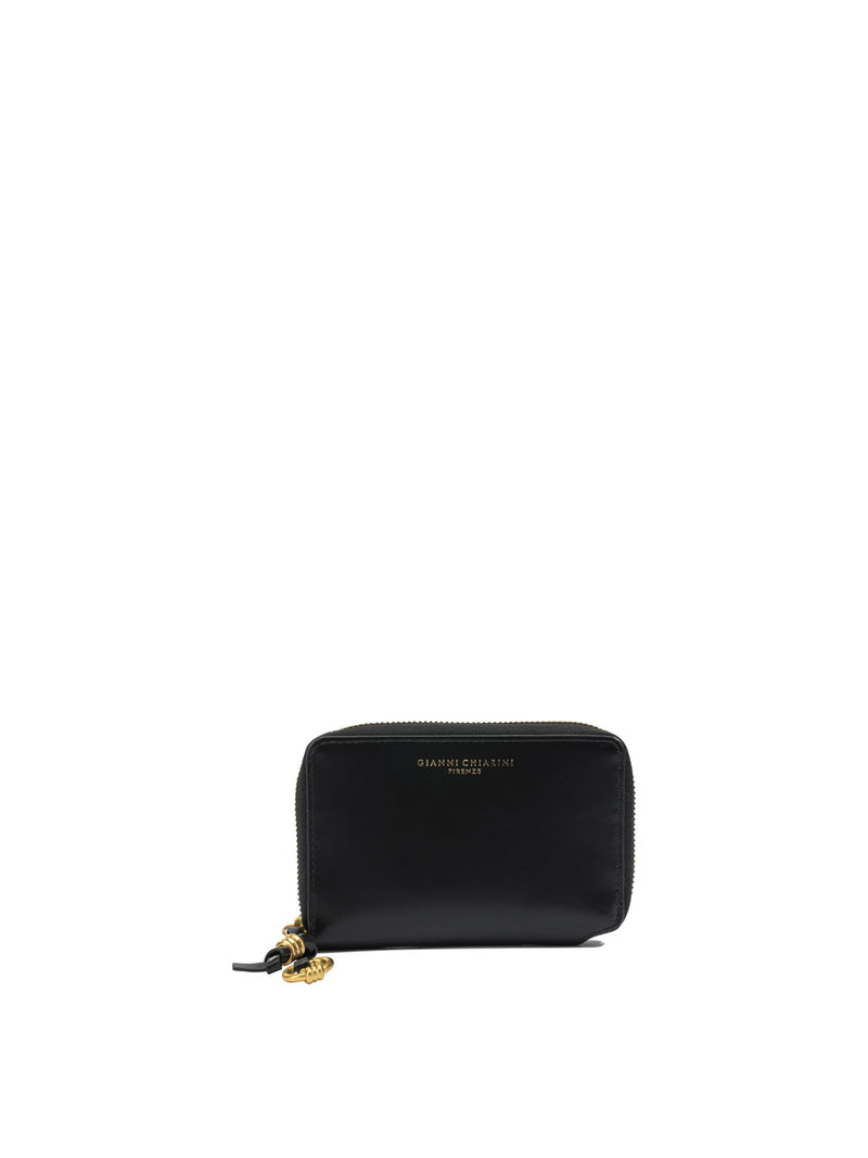 Gianni Chiarini Gianni Chiarini Black Leather Wallet Women - World Class Fashion