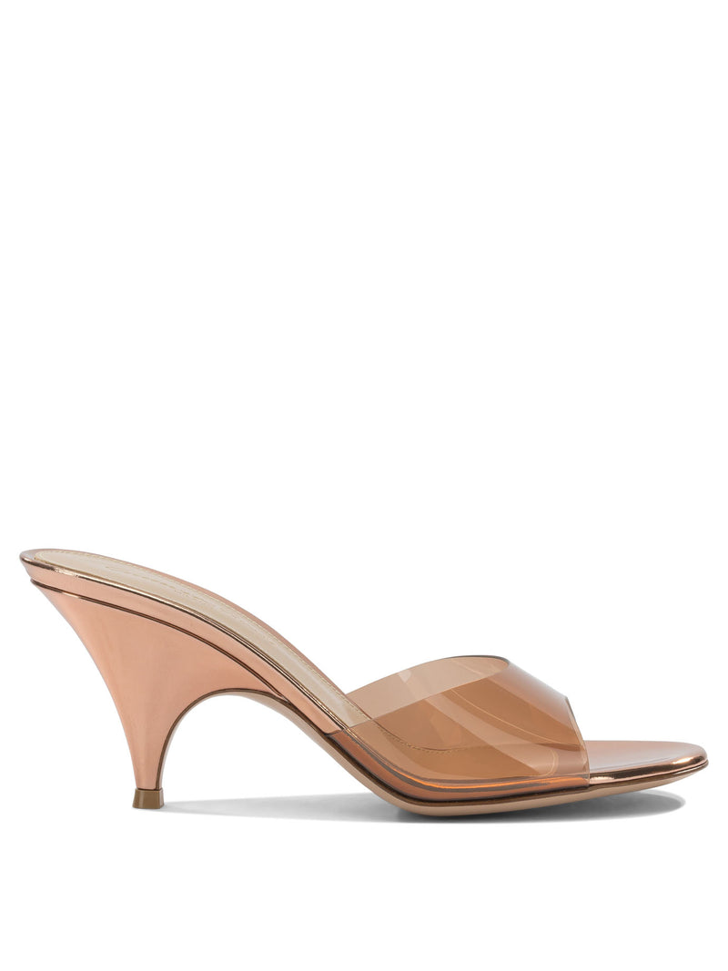 Gianvito Rossi Gianvito Rossi Sofia Mules Bronze Women - World Class Fashion