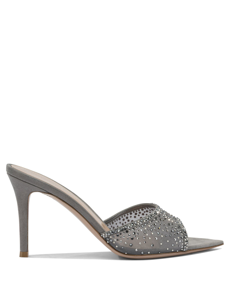 Gianvito Rossi Gianvito Rossi Rania Mule Grey Women Sandals - World Class Fashion