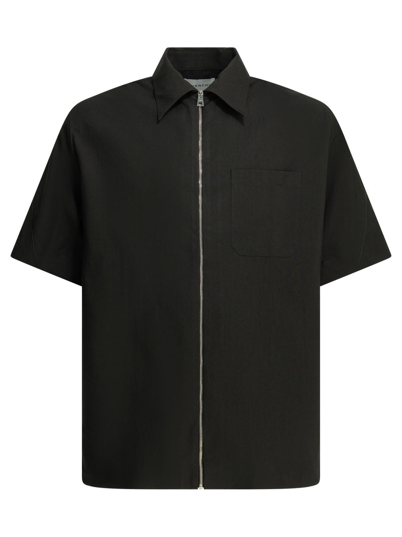 Givenchy Givenchy Couture Seam Casual Shirt Black Men - World Class Fashion
