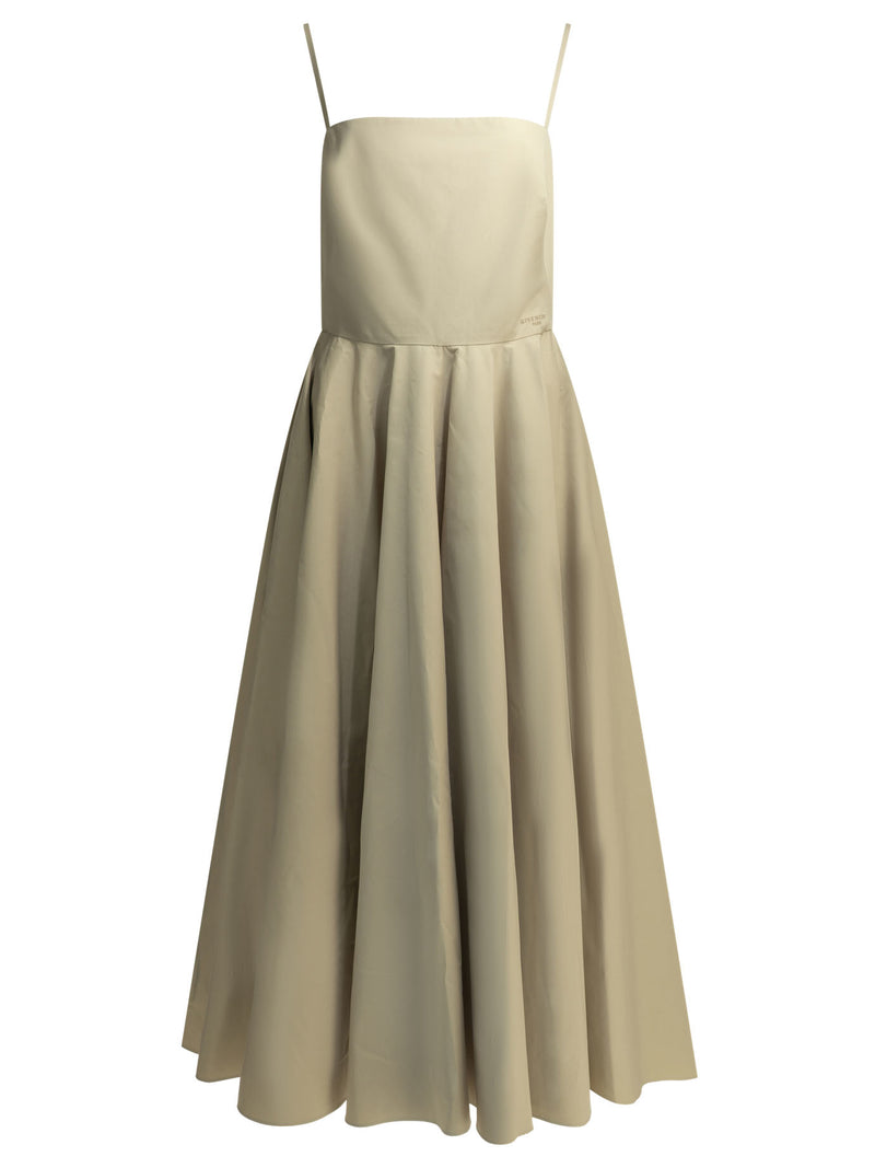 Givenchy Vestido largo acampanado Givenchy para mujer, beige - World Class Fashion