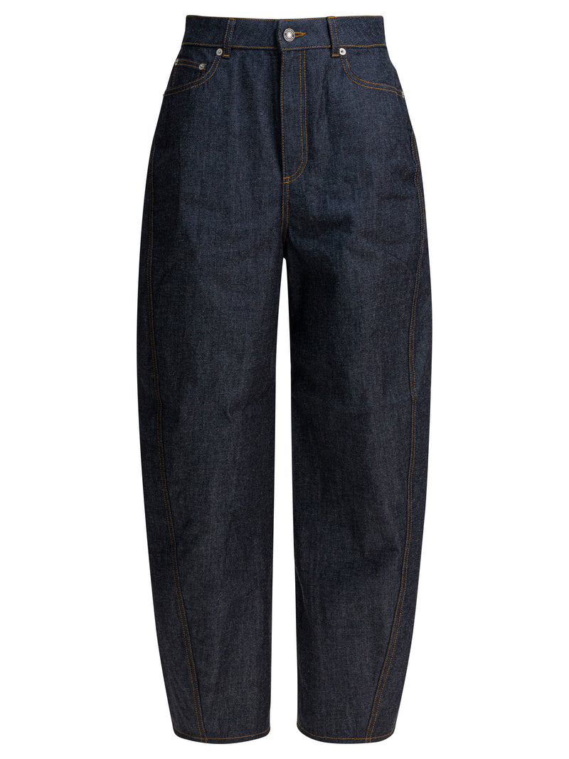 Givenchy Givenchy Raw Cocoon Jeans Blue Women - World Class Fashion