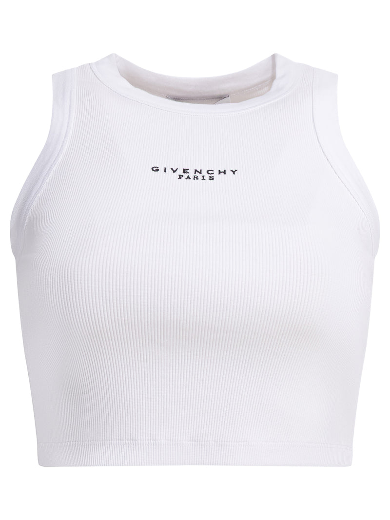 Givenchy Givenchy Cropped Tank Top White Women - World Class Fashion
