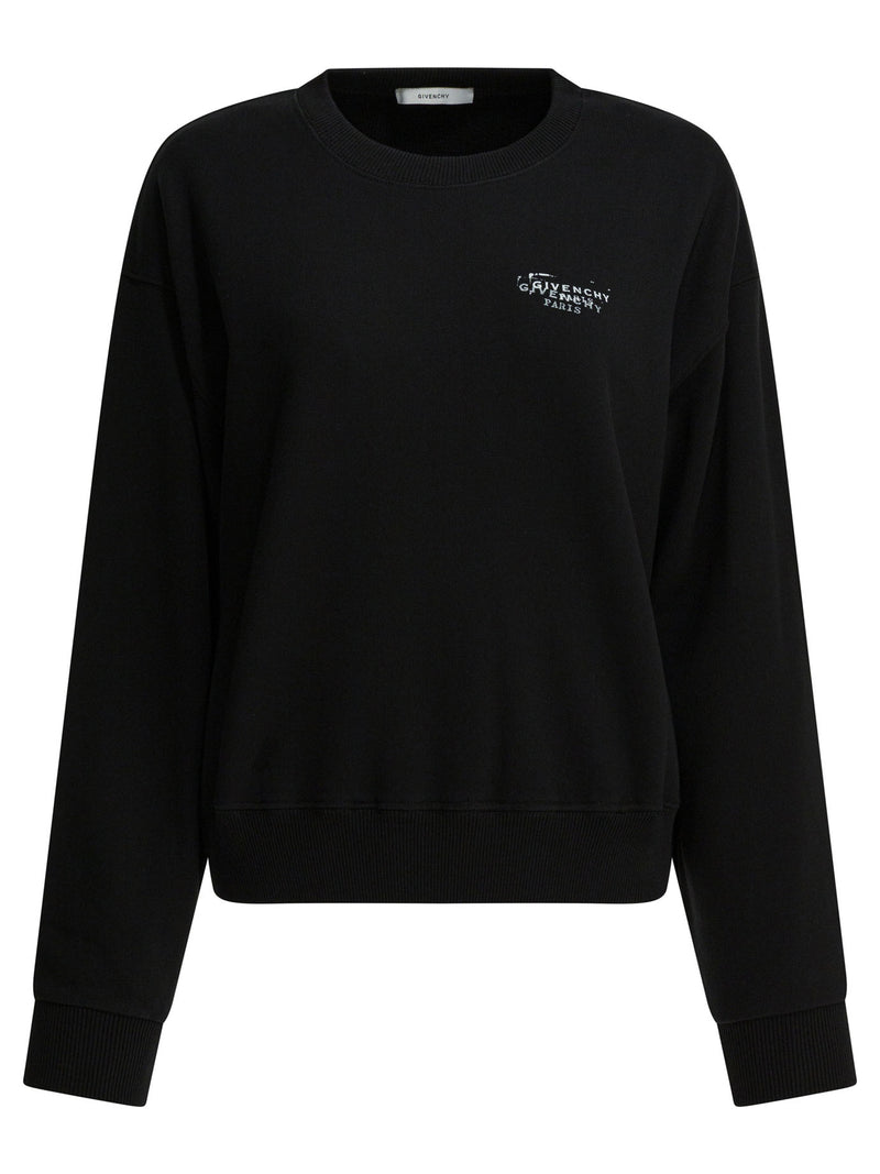 Givenchy Givenchy Sweatshirt with Stamp Black Women - World Class Fashion