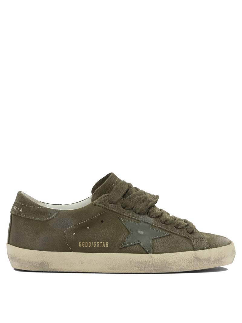 Golden Goose Golden Goose Super-star Sneakers Green Men - World Class Fashion