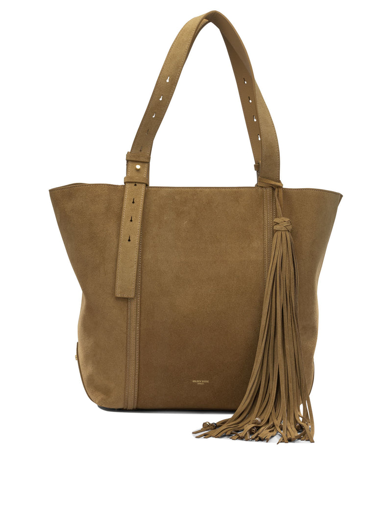 Golden Goose Bolso de hombro grande Golden Goose East West marrón - World Class Fashion