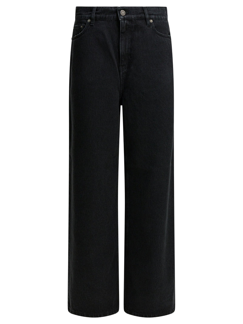 Golden Goose Golden Goose Melody Boyfriend Wide Leg Jeans Black - World Class Fashion