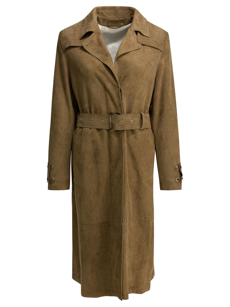 Golden Goose Gabardina Golden Goose Peggy marrón - World Class Fashion