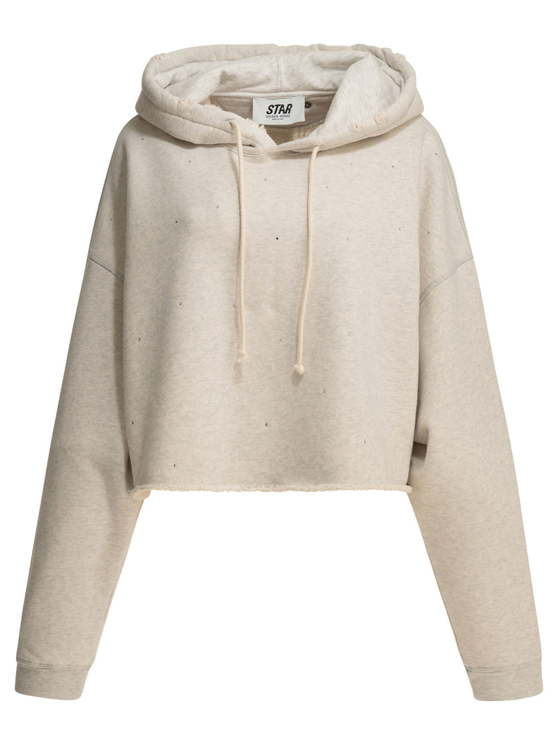 Golden Goose Golden Goose Star Hoodie Grey Women - World Class Fashion