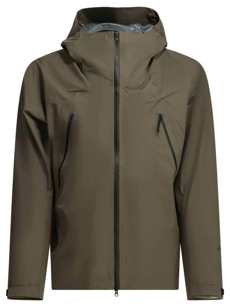Goldwin Goldwin Gore-tex 3L Raincoat Brown Men - World Class Fashion
