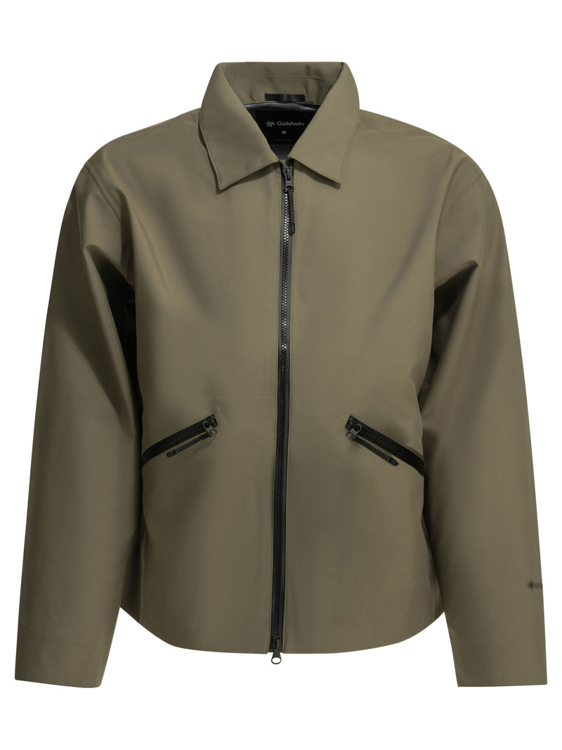 Goldwin Goldwin Gore-tex 3L Overshirt Jacket Brown Men - World Class Fashion