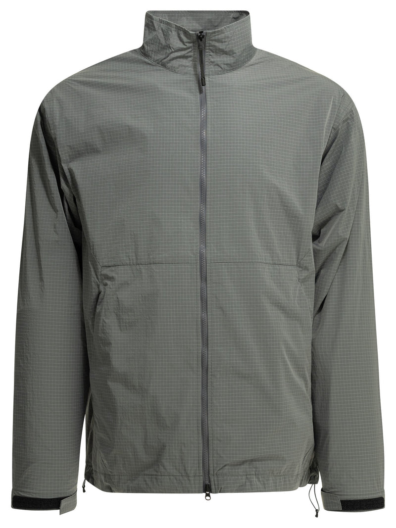 Goldwin Goldwin Dope Dyed Rip-stop Windbreaker Jacket Grey - World Class Fashion