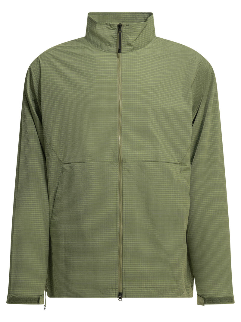 Goldwin Goldwin Dope Dyed Rip-stop Windbreaker Jacket Green - World Class Fashion