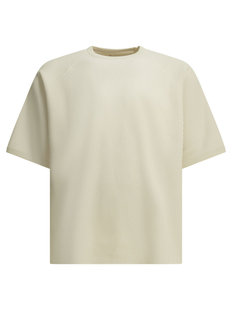 Goldwin Goldwin Wf Light Crew-neck T-shirt Beige Men - World Class Fashion