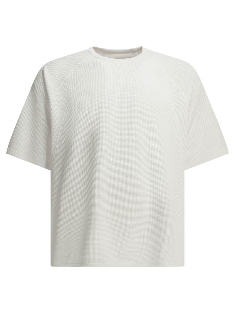 Goldwin Goldwin Mesh Wf Actinoid Crew-neck T-shirt White - World Class Fashion