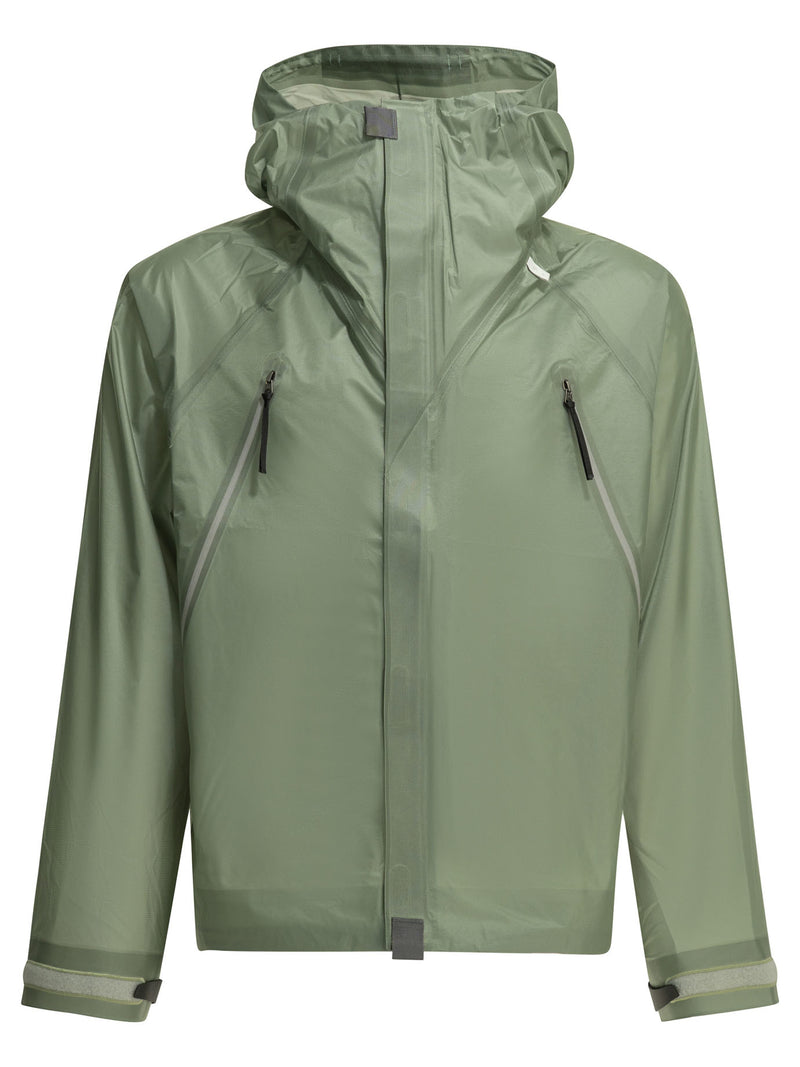 Goldwin Goldwin 0 3L Raincoat Green Men - World Class Fashion