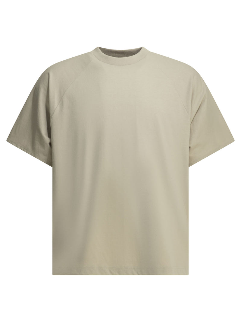 Goldwin Goldwin Helicoid Crewneck T-shirt Beige - World Class Fashion