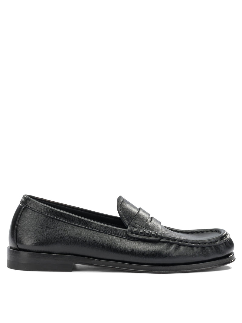 Henderson Baracco Henderson Baracco Michelle Black Nappa Loafers Women - World Class Fashion